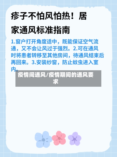 疫情间通风/疫情期间的通风要求-第1张图片