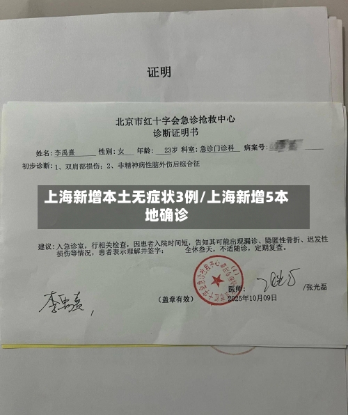 上海新增本土无症状3例/上海新增5本地确诊-第1张图片