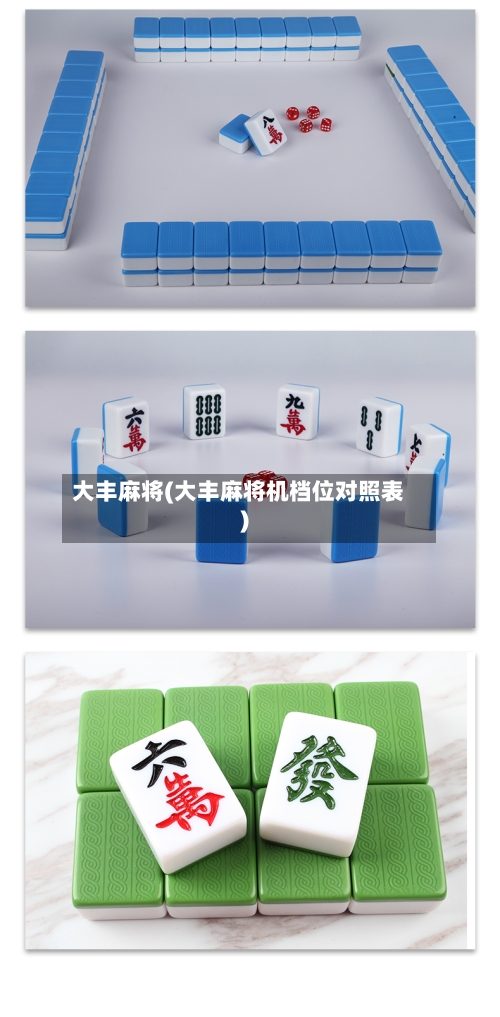 大丰麻将(大丰麻将机档位对照表)-第1张图片