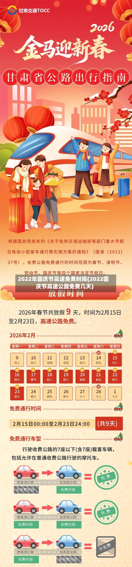 2022年国庆节高速免费时间(2022国庆节高速公路免费几天)-第2张图片