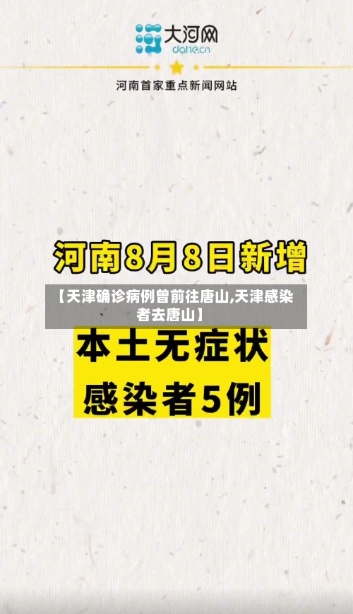 【天津确诊病例曾前往唐山,天津感染者去唐山】-第1张图片