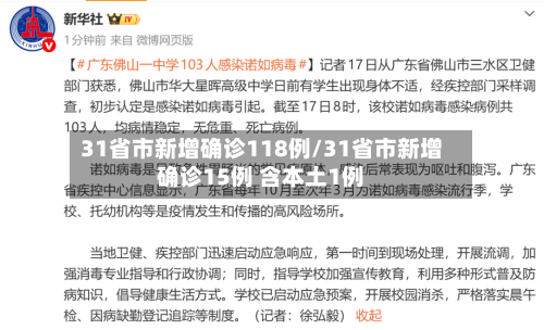 31省市新增确诊118例/31省市新增确诊15例 含本土1例-第2张图片