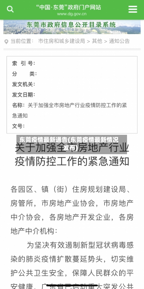 东莞疫情最新通告(东莞疫情最新情况发布)-第2张图片